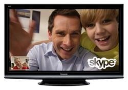 TVs HD com banda larga e Skype