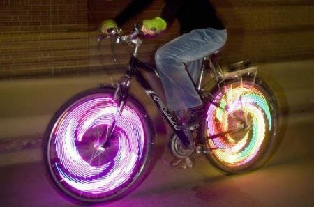 Segurança reforçada: bicicleta com LEDs